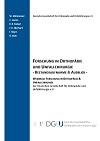 Buchcover Weißbuch Forschung in Orthopädie und Unfallchirurgie - Bestandsaufnahme & Ausblick 