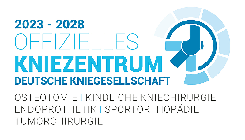 Logo offizielles Kniezentrum der Deutschen Kniegesellschaft
