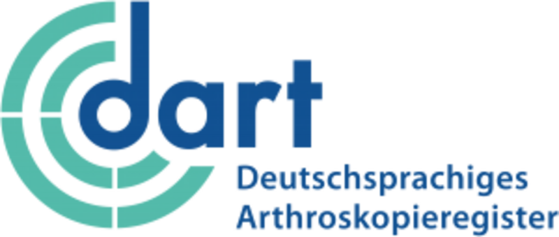 Logo mit grünen Kreisen, dart, Deutschsprachiges Arthoskopieregister